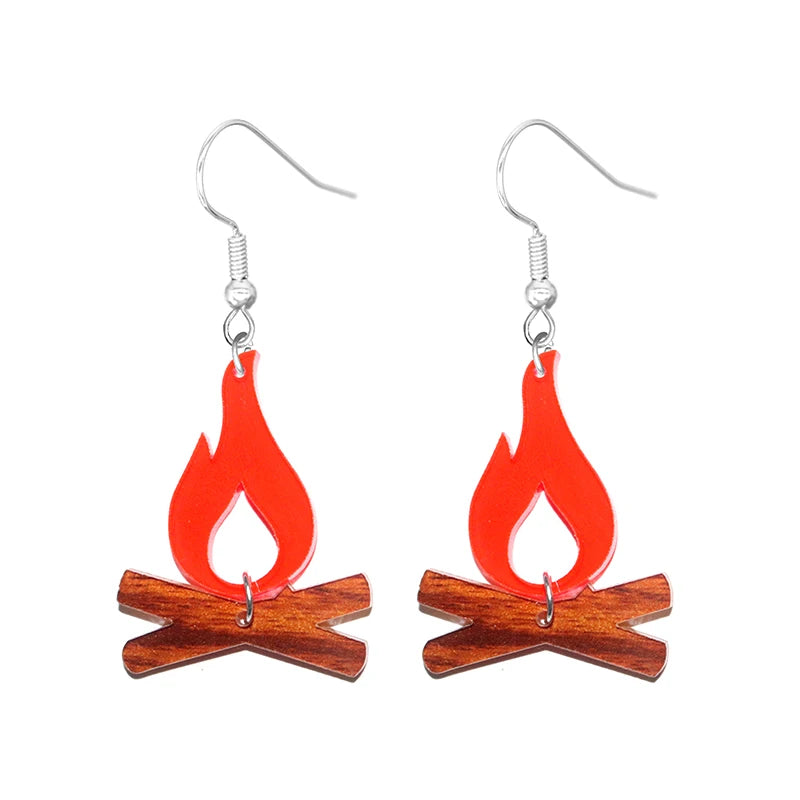 Hip Hop Halloween Earrings