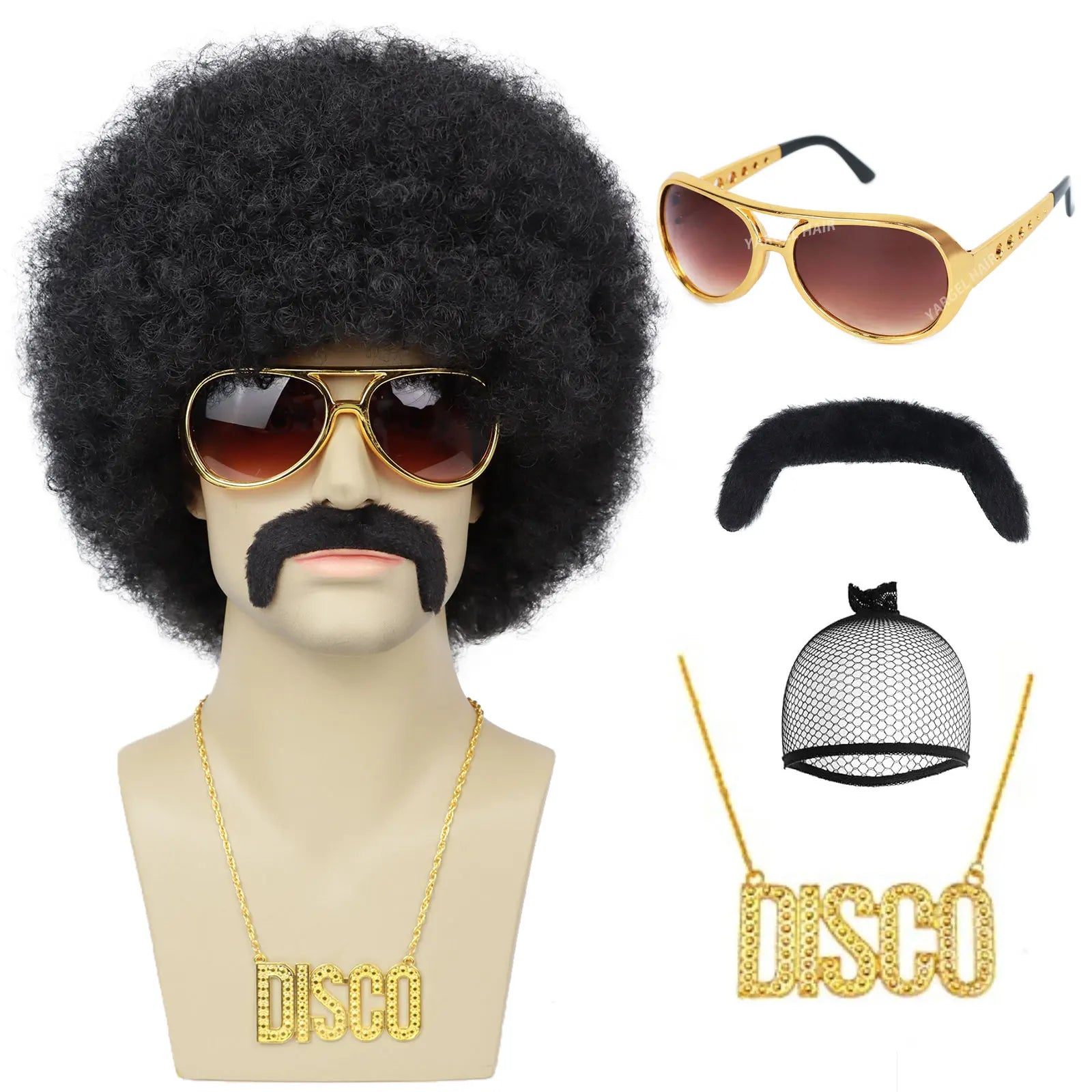 Men's Rocker Afro Wig