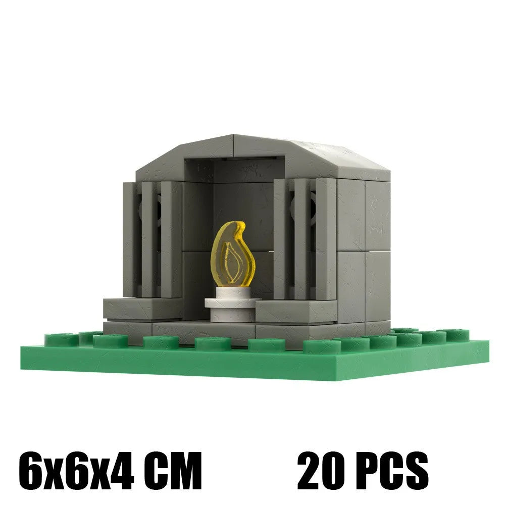 Hell Cemetery Model Building Blocks