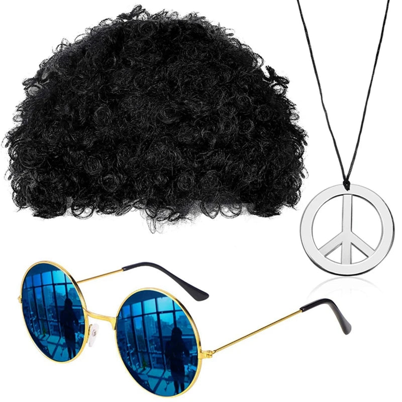 Afro Curly Wig Set