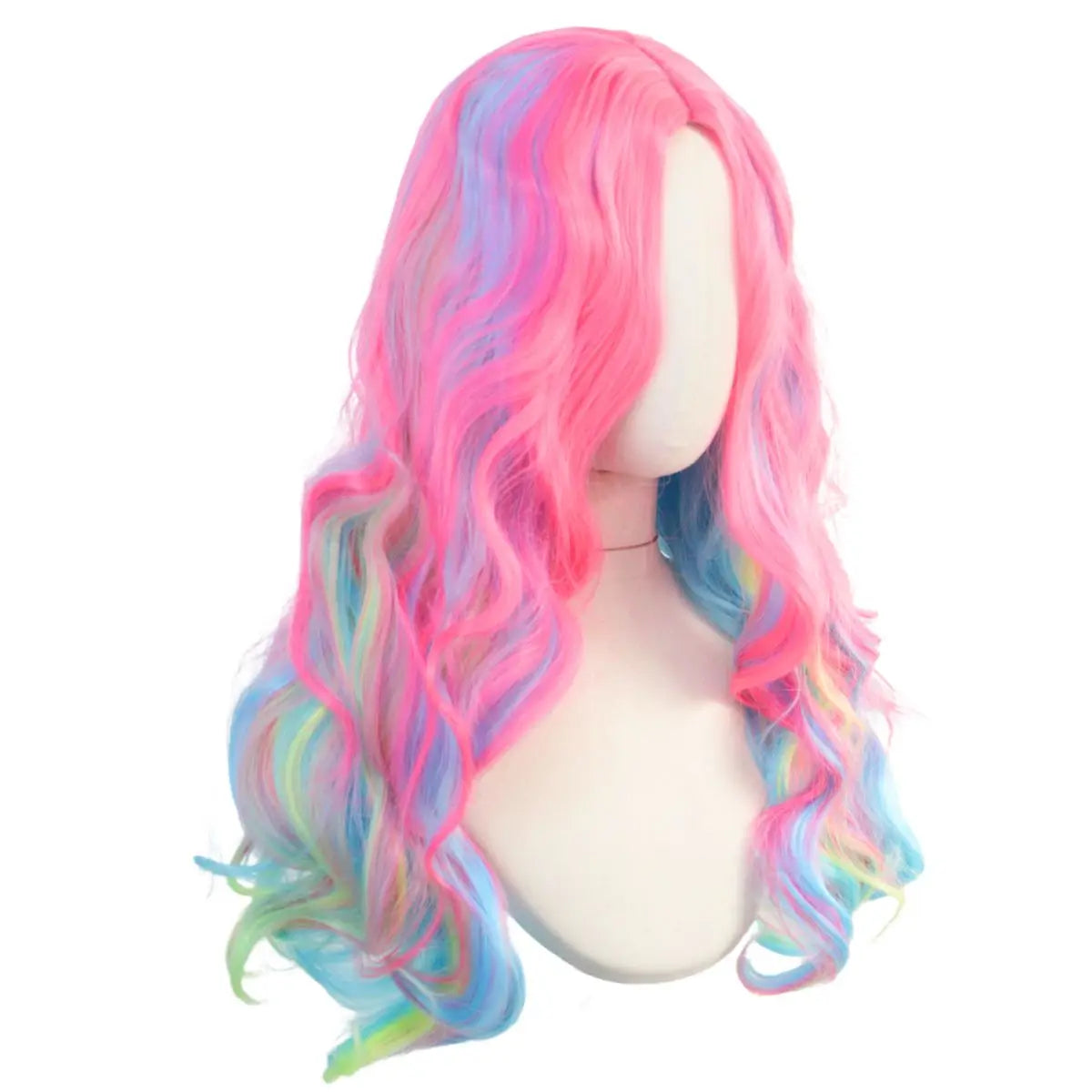 Gradient Curly Rainbow Wig