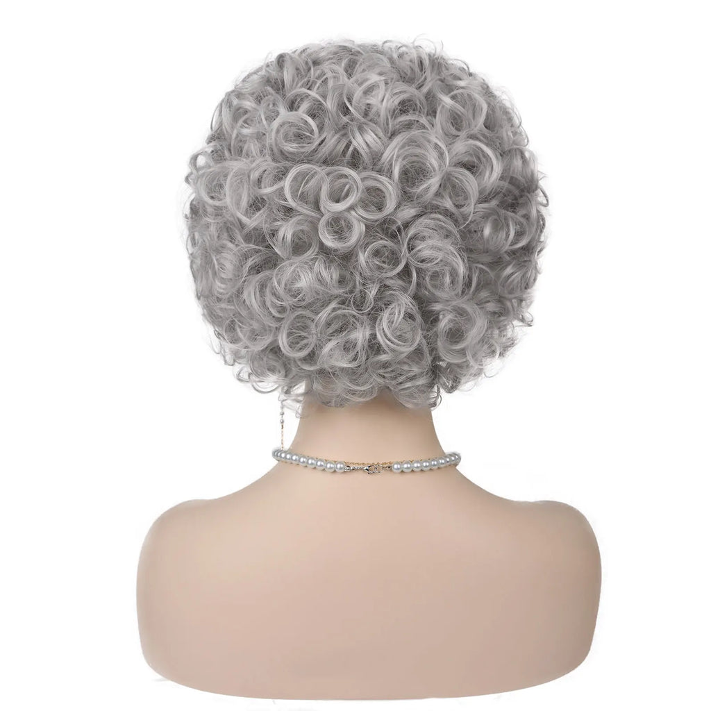 Gray Old Lady Wig