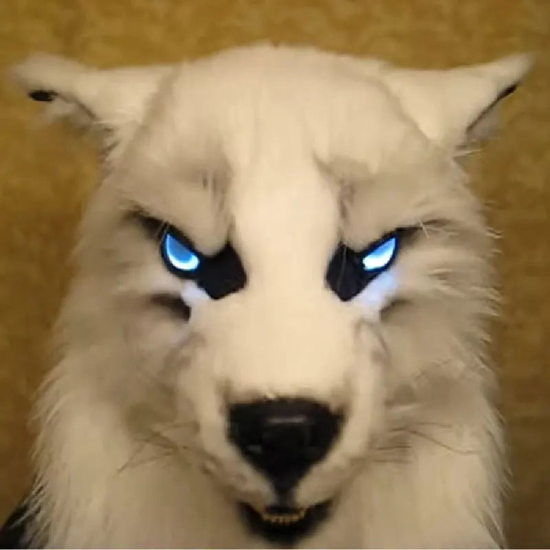 Plush Animal Head Mask