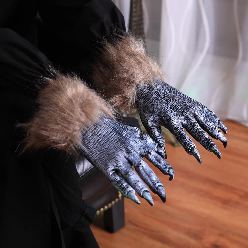 Spooky Wolf Claw Gloves