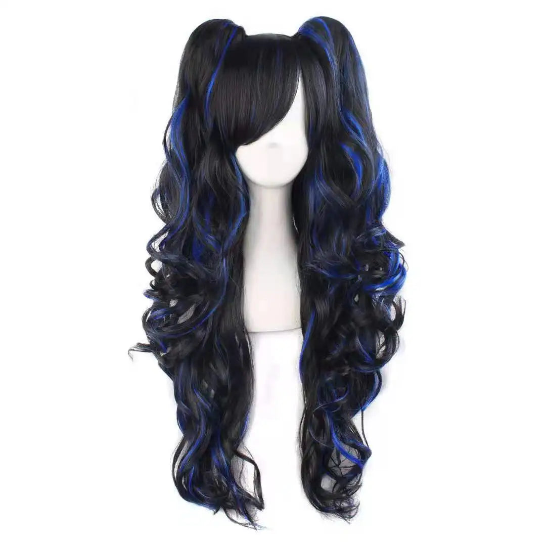 Blue Wavy Lolita Wig