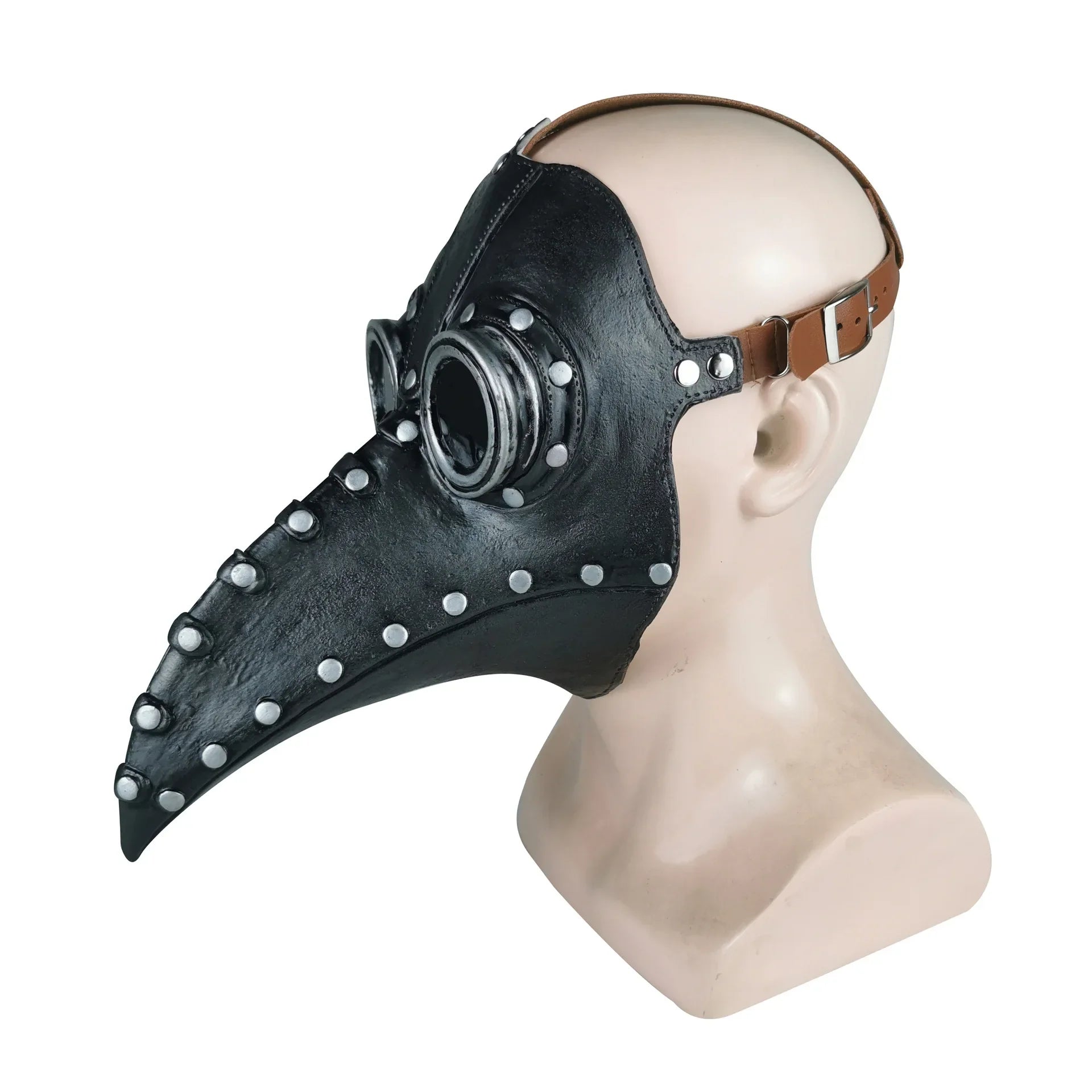 Red Demon Eyeball Prop with Horn