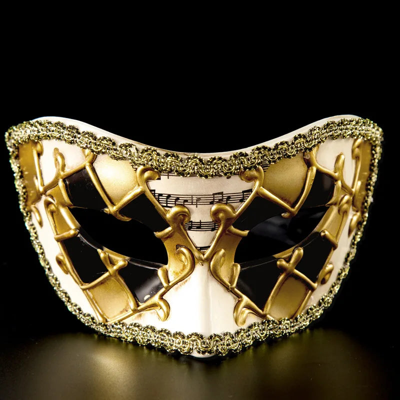 Lace-Edge Venetian Mask