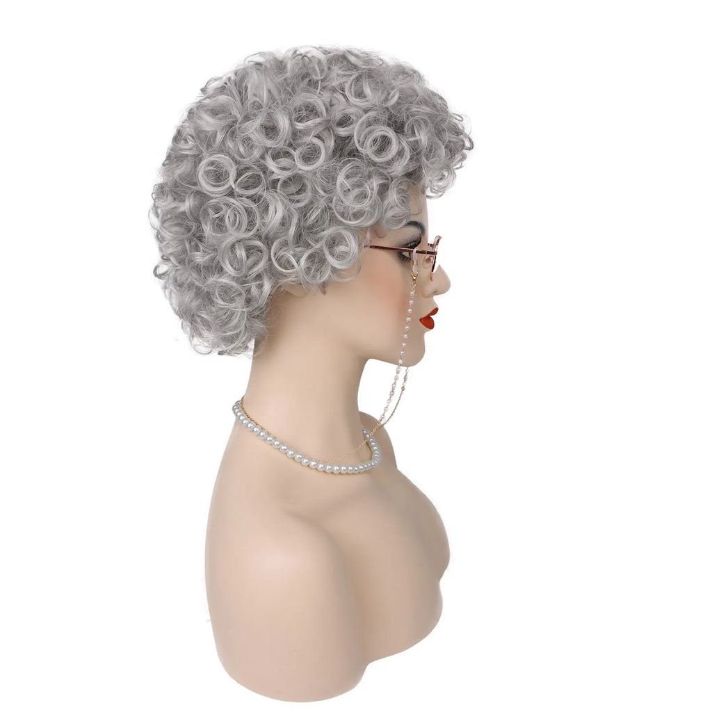 Gray Old Lady Wig