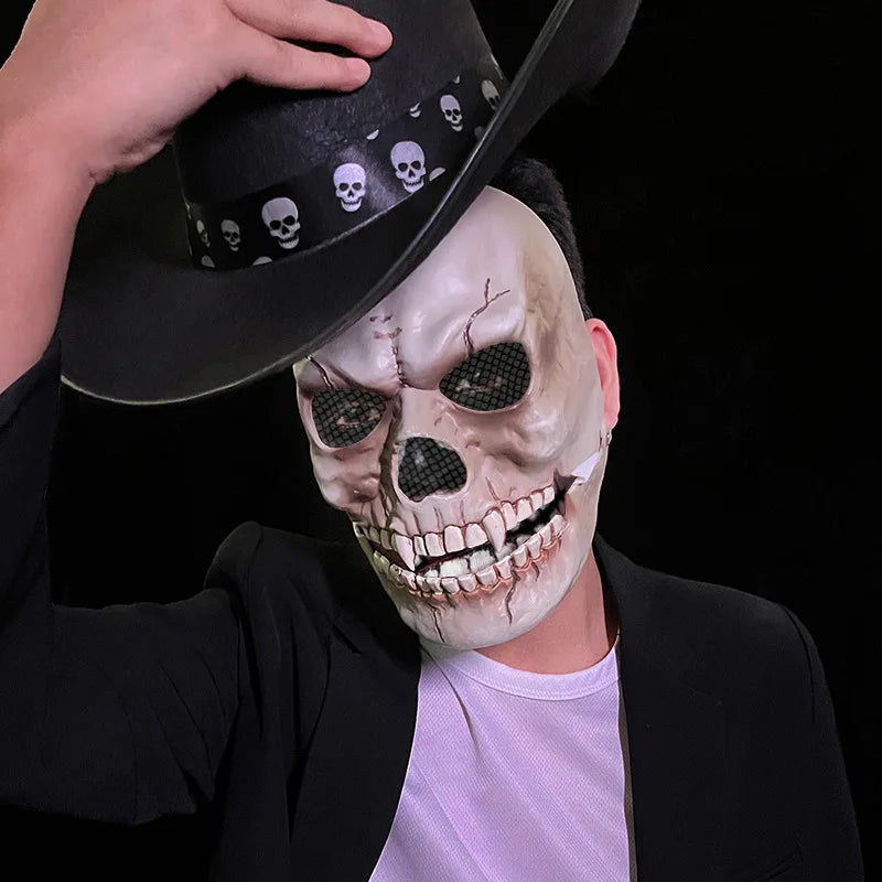 Moving Mouth Skull Mask