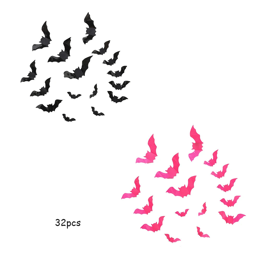 3D Wall Bat Decals