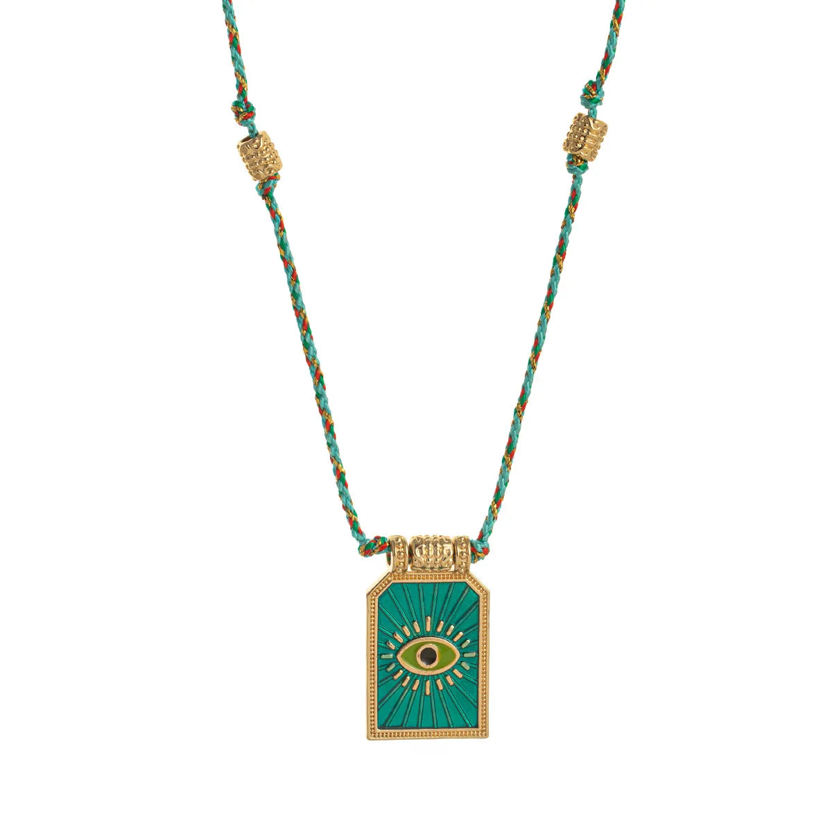 Gold Tarot Card Pendant Necklace