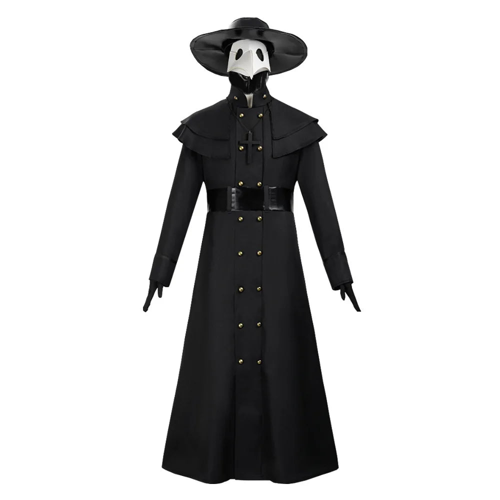 Steampunk Plague Doctor Coat & Mask