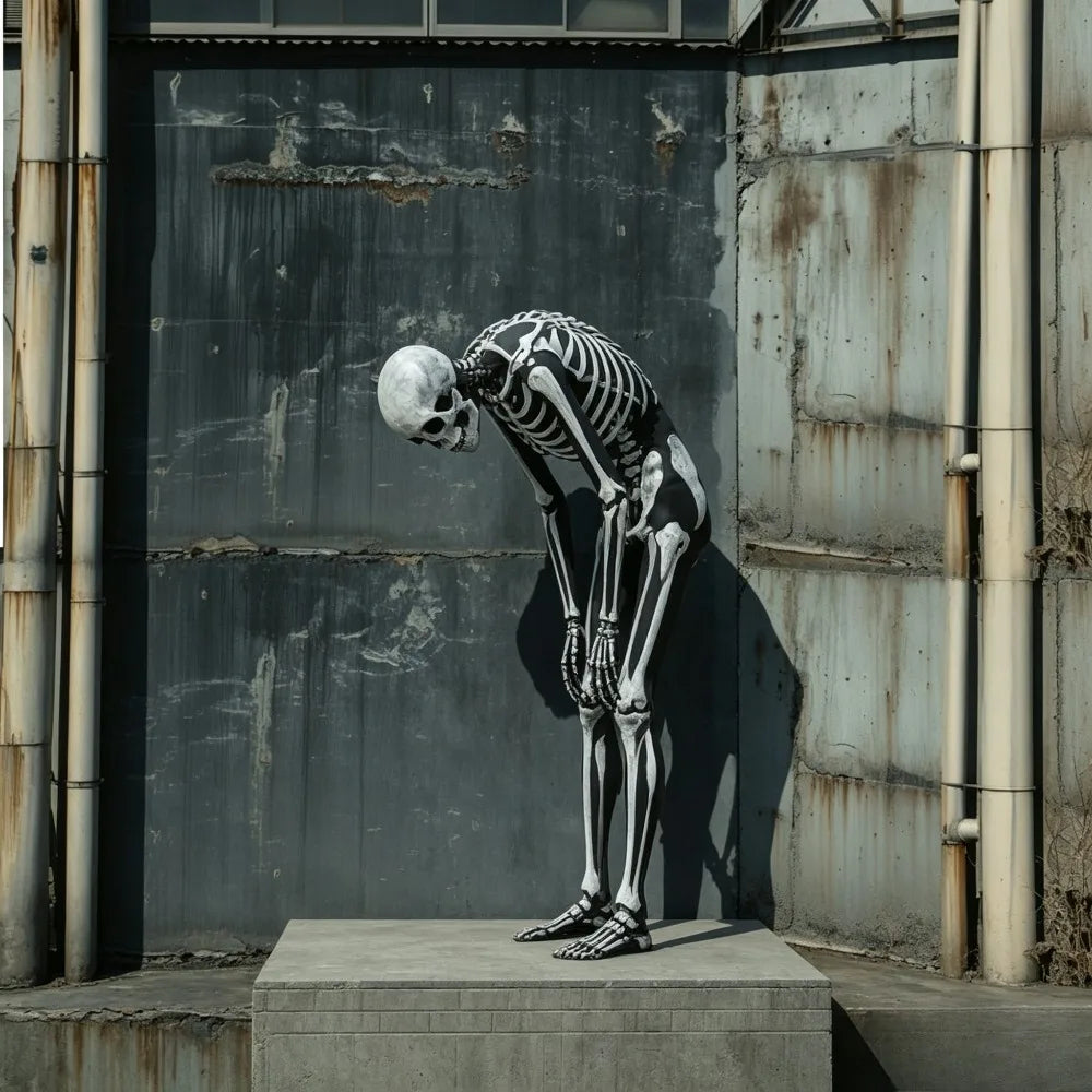 Skeleton Print Tights
