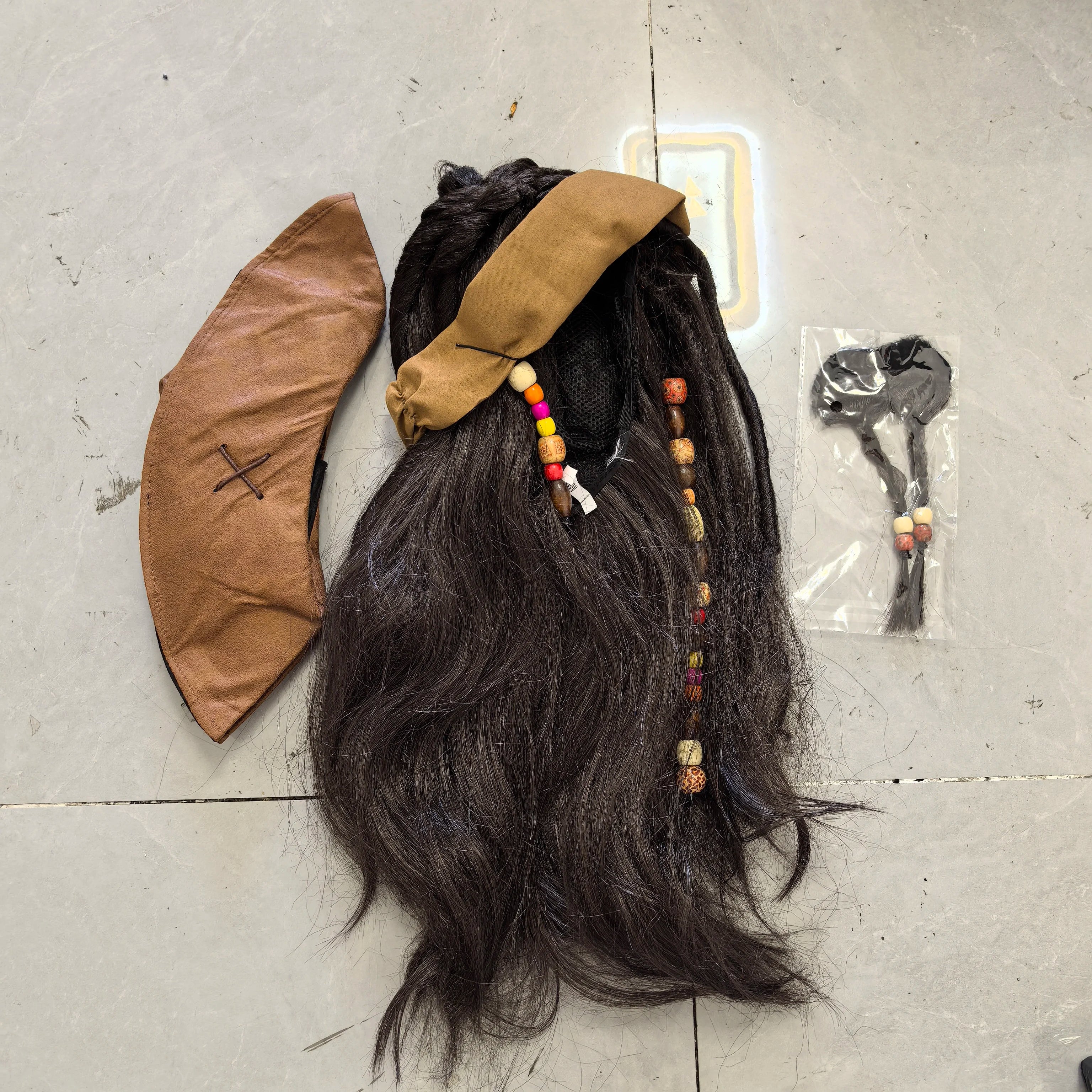Pirate Hat & Wig Set