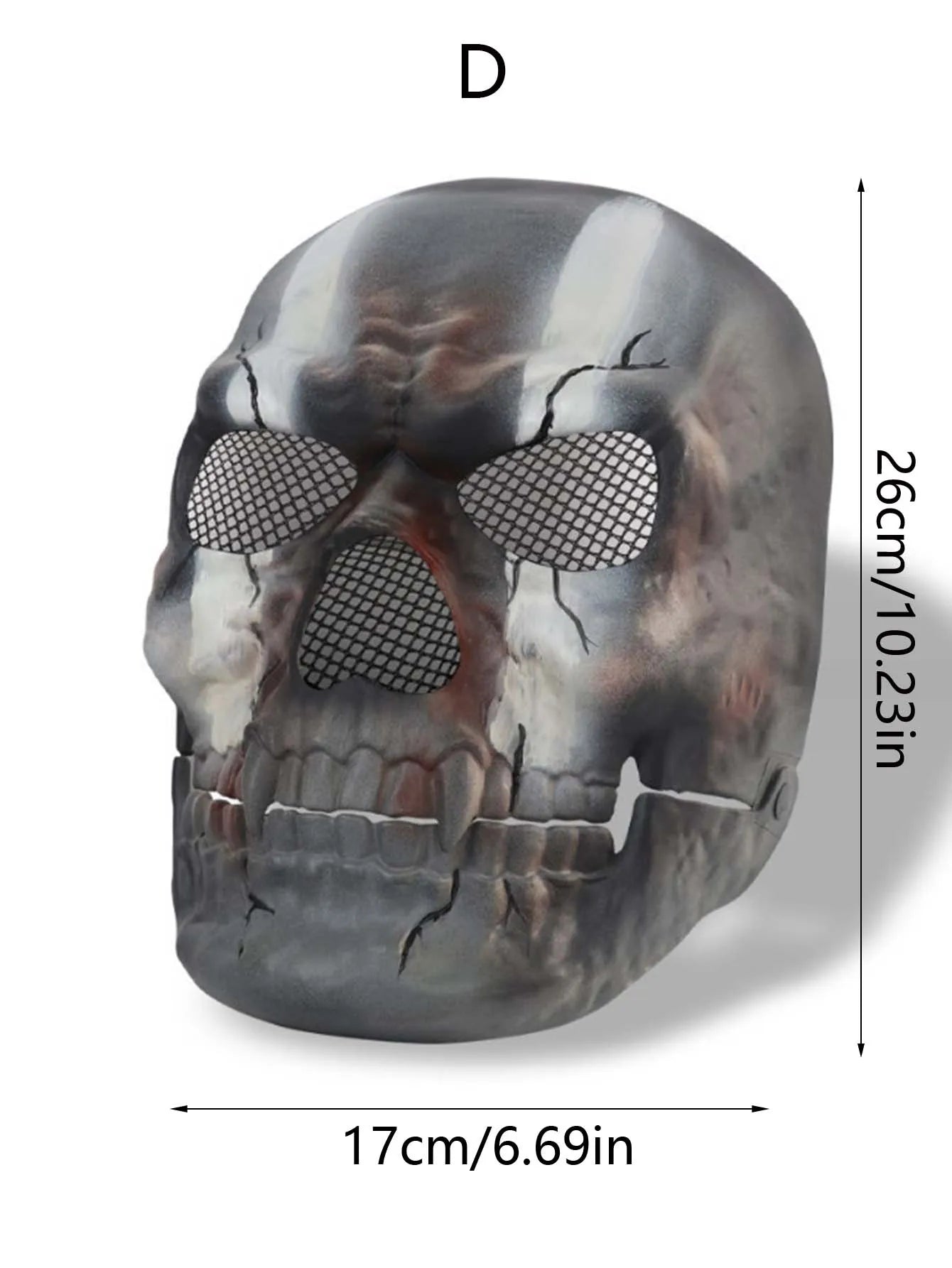 Moving Mouth Skull Mask