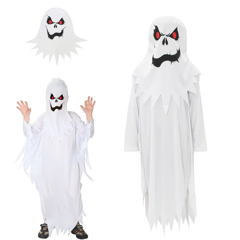 Kids White Ghost Costume