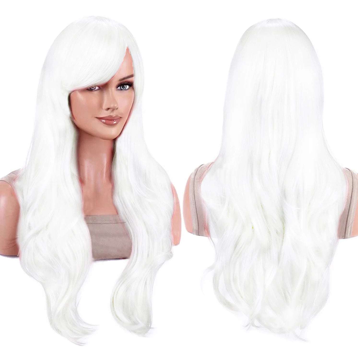 Long Wavy Rainbow Wig