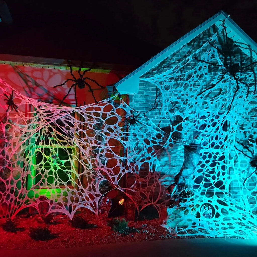 Giant Stretchy Spider Web (Cut-to-Size)