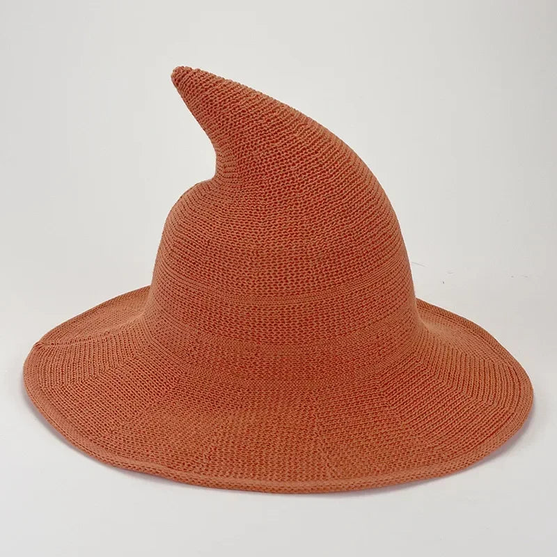 Vintage Wool Knit Witch Hat