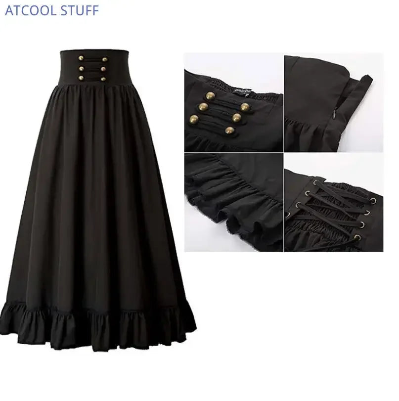 Victorian High-Waist Skirt