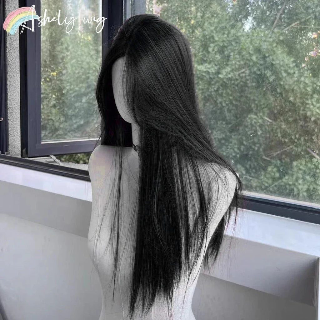 Women's Long Black Wig