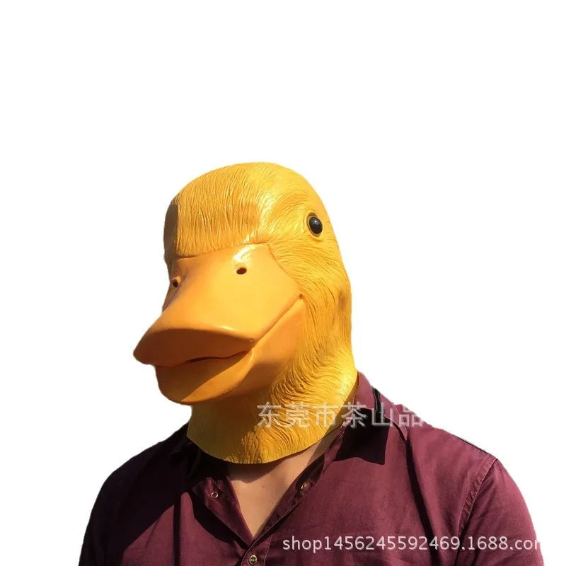 Yellow Duck Latex Mask