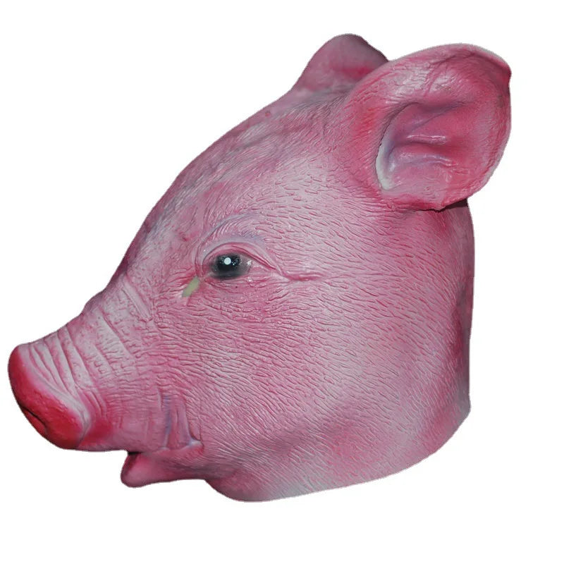 Bald Pig Head Mask