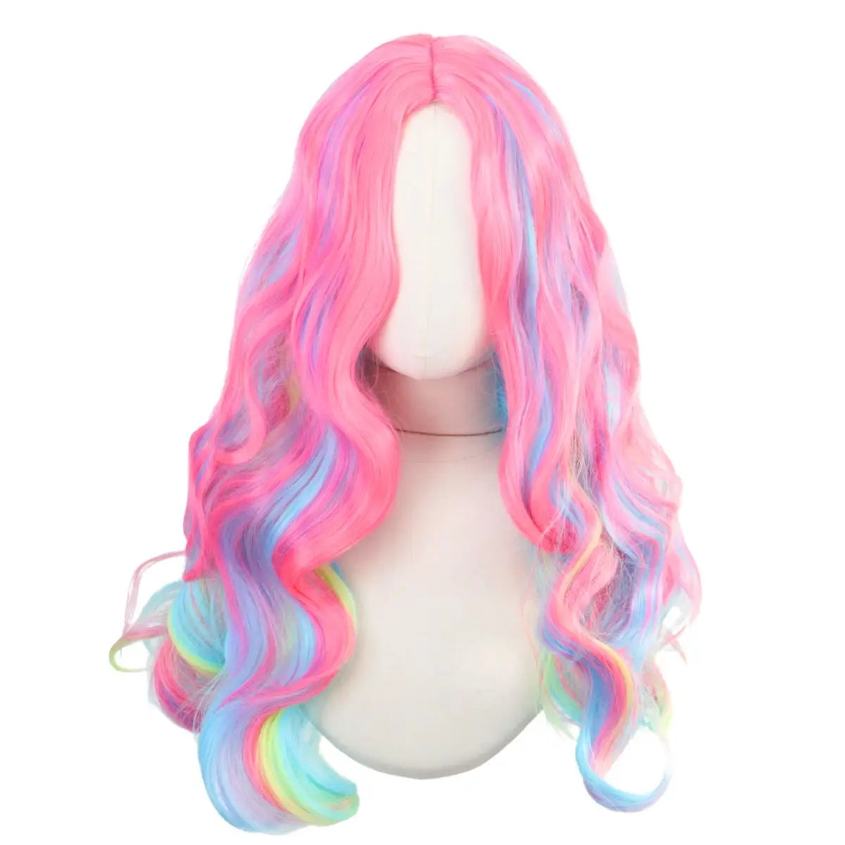 Gradient Curly Rainbow Wig