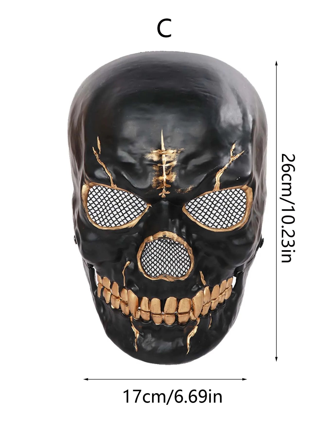 Moving Mouth Skull Mask