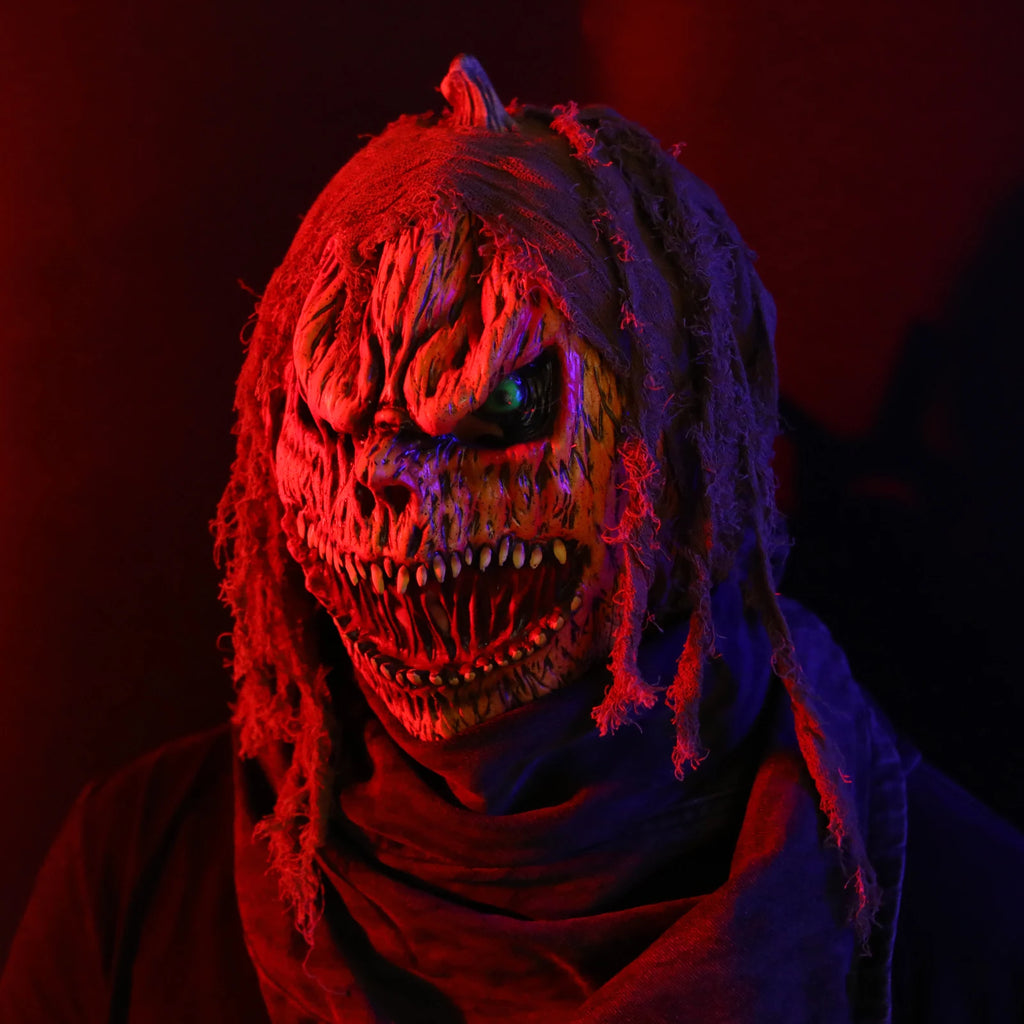 Pumpkin Ghost Latex Mask