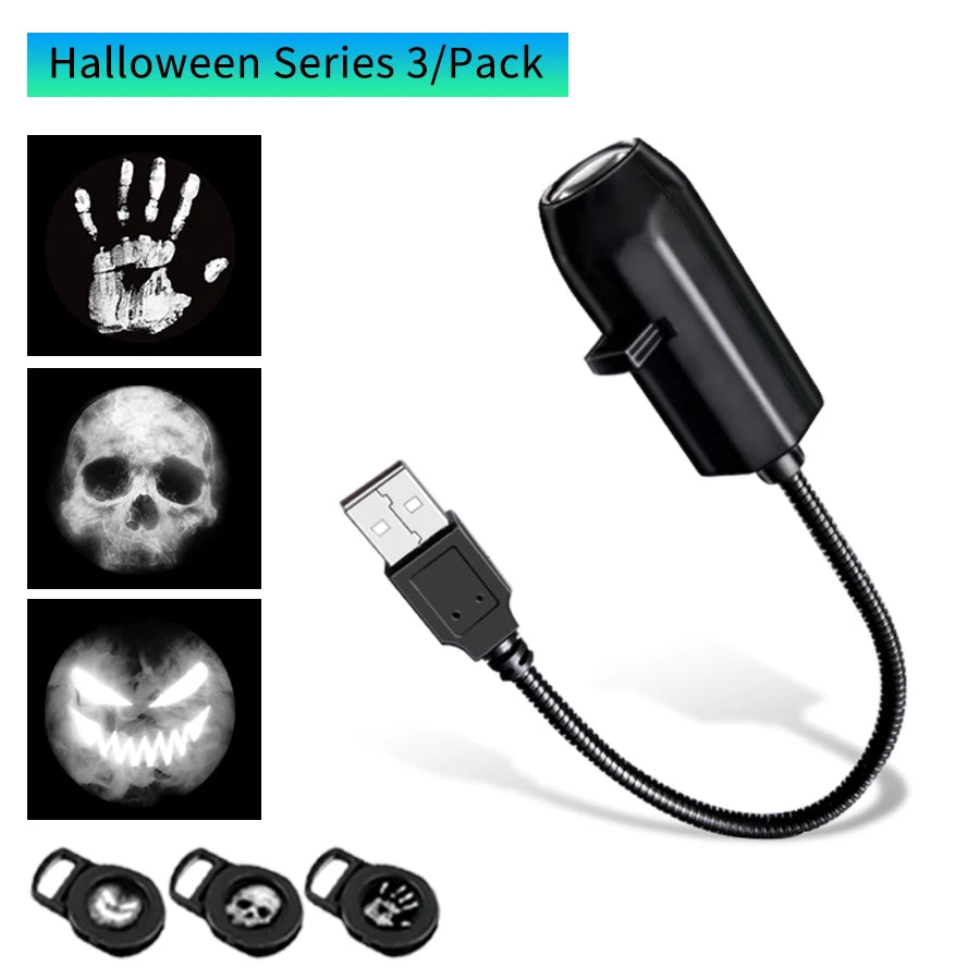 Pumpkin Ceiling Projector Night Light