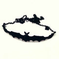 Spiderweb Bat Pendant Necklace