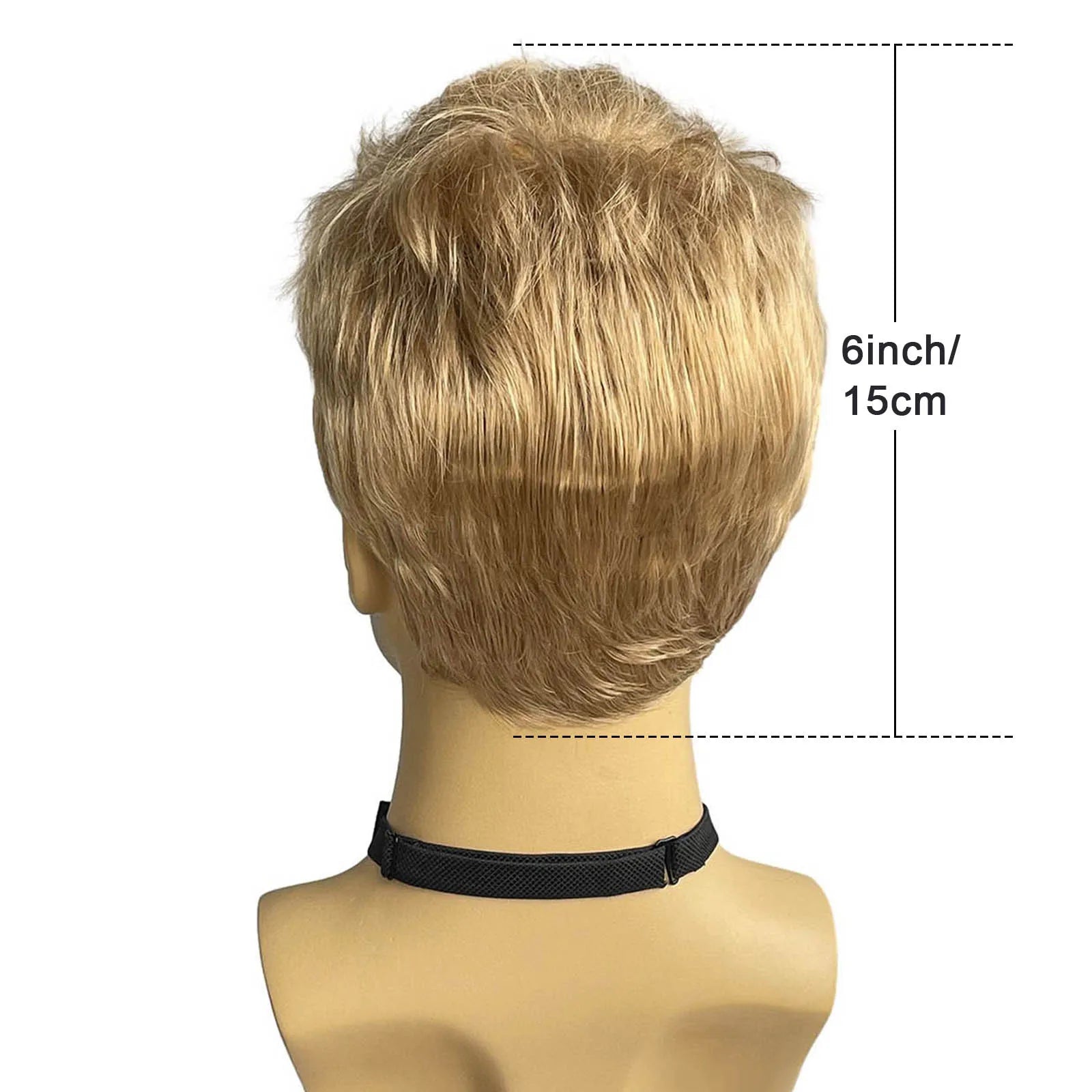 Men's Blonde Layered Wig
