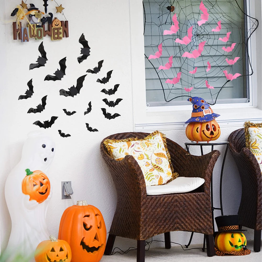 3D Wall Bat Decals