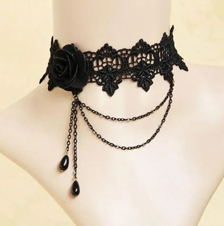 Black Lace Choker
