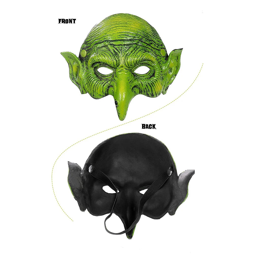 Old Witch Goblin Mask