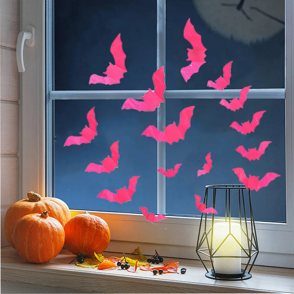3D Wall Bat Decals