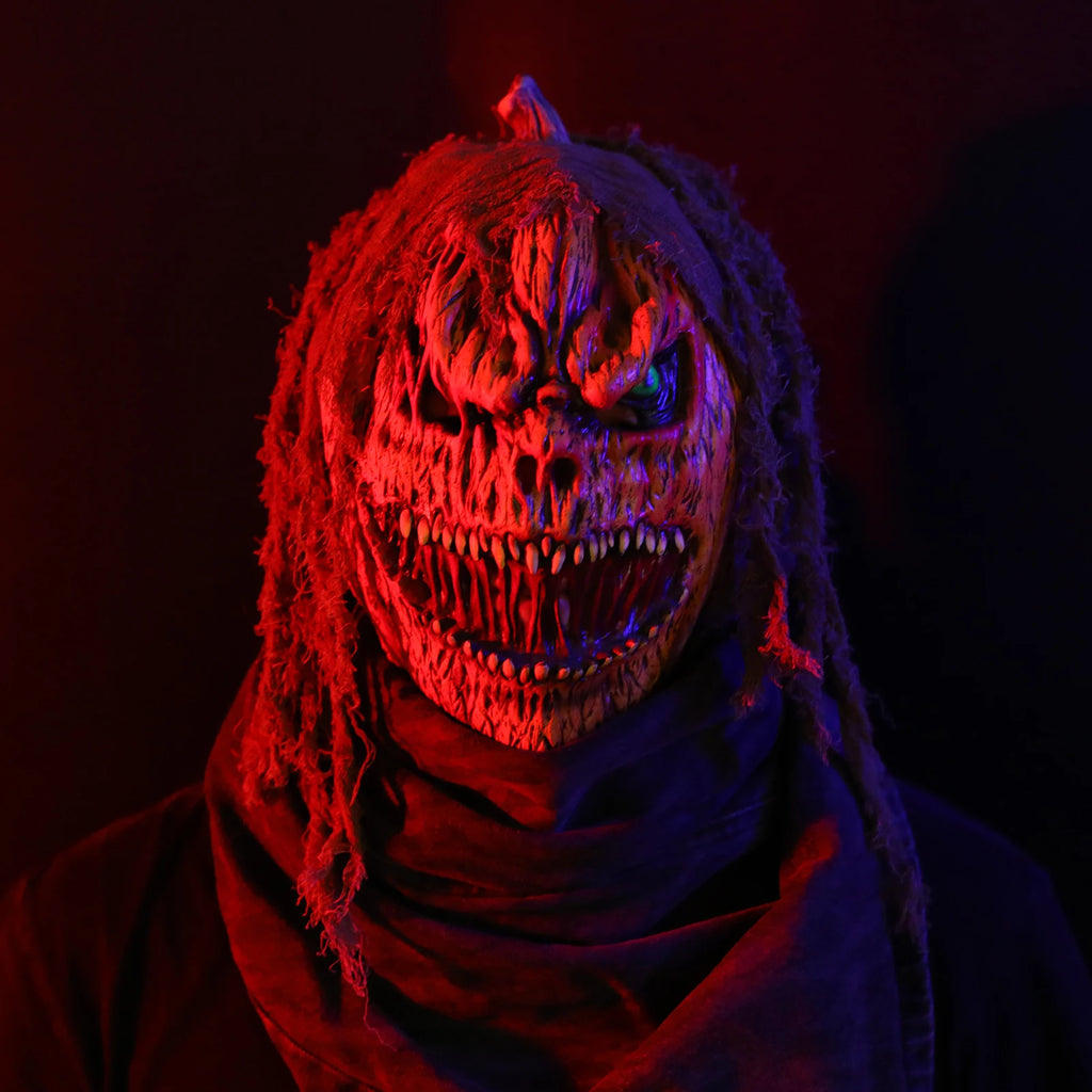 Pumpkin Ghost Latex Mask