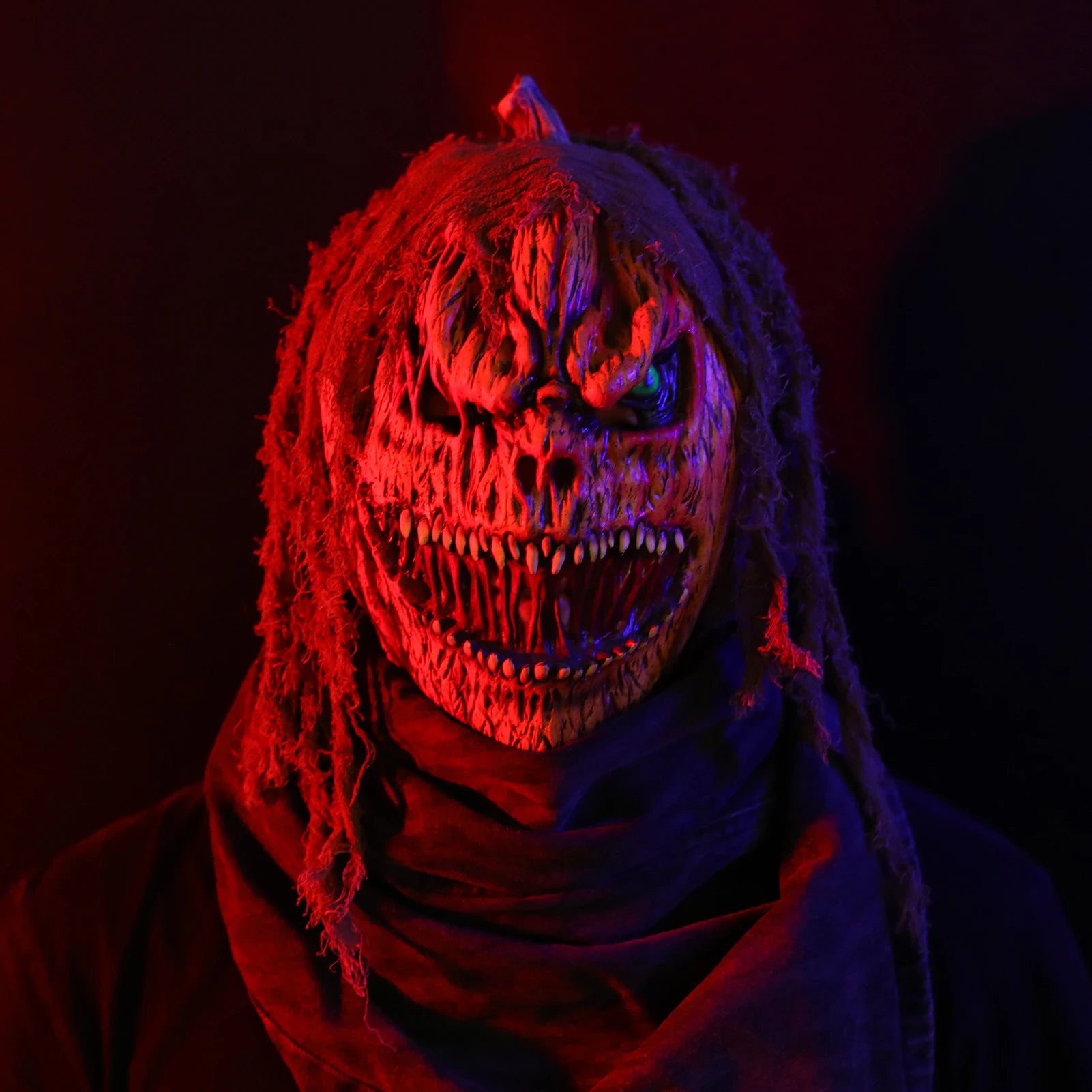 Pumpkin Ghost Latex Mask