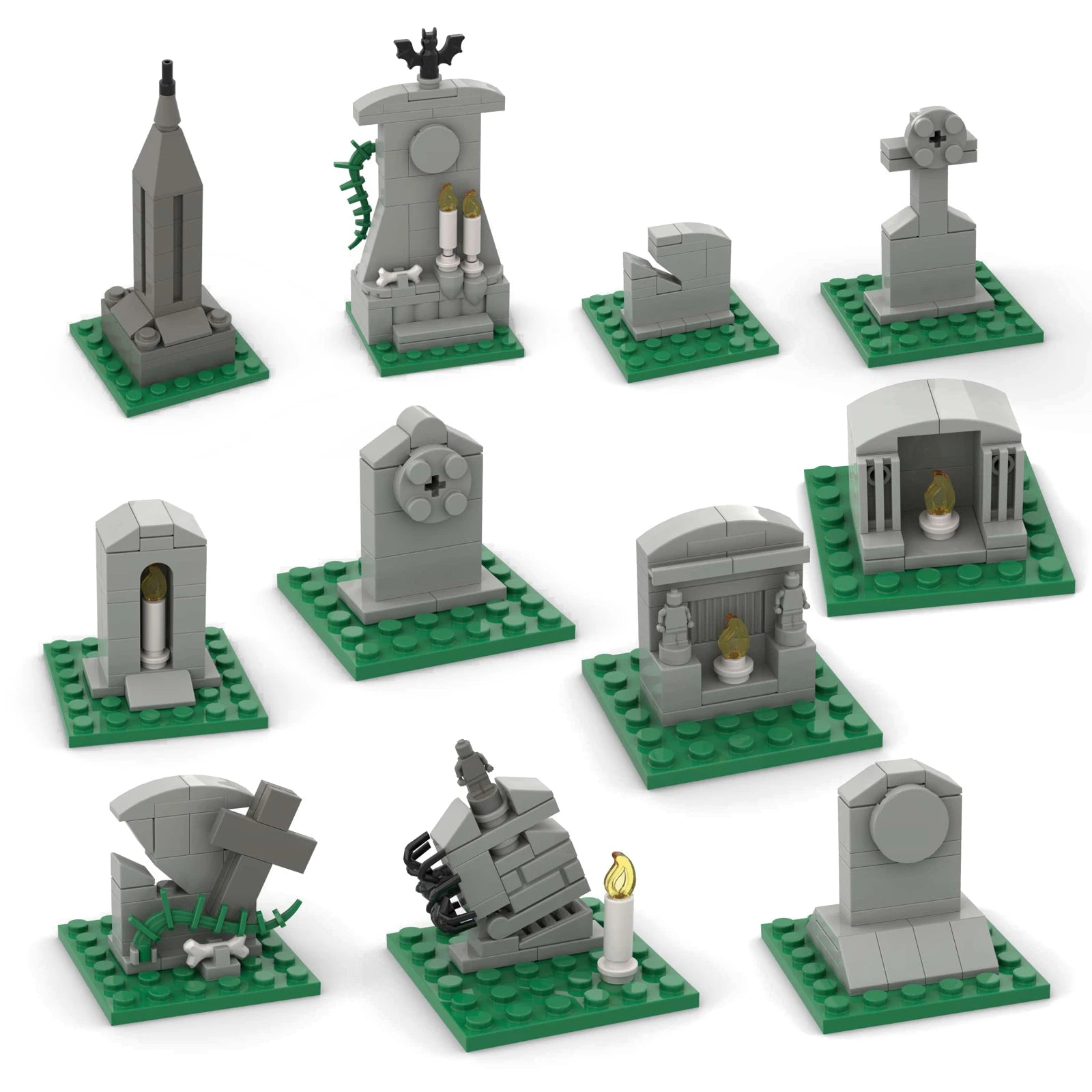 Hell Cemetery Model Building Blocks