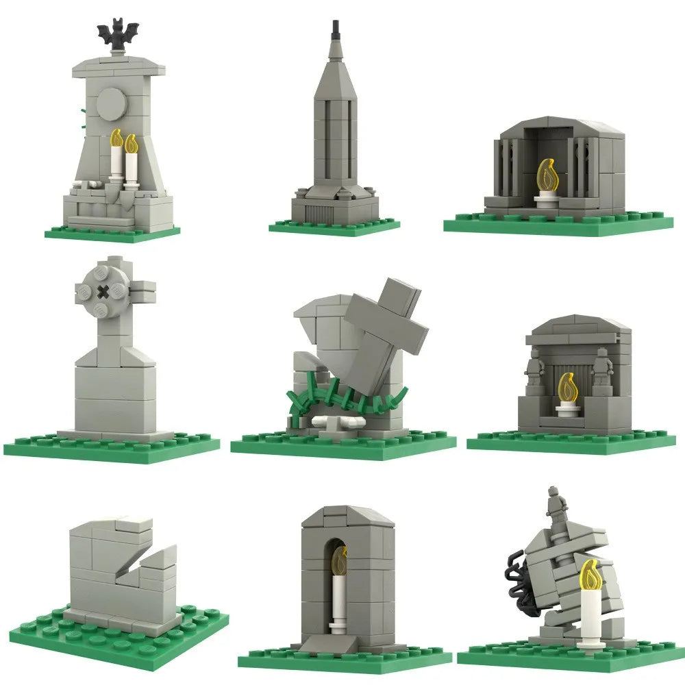 Hell Cemetery Model Building Blocks