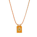 Gold Tarot Card Pendant Necklace