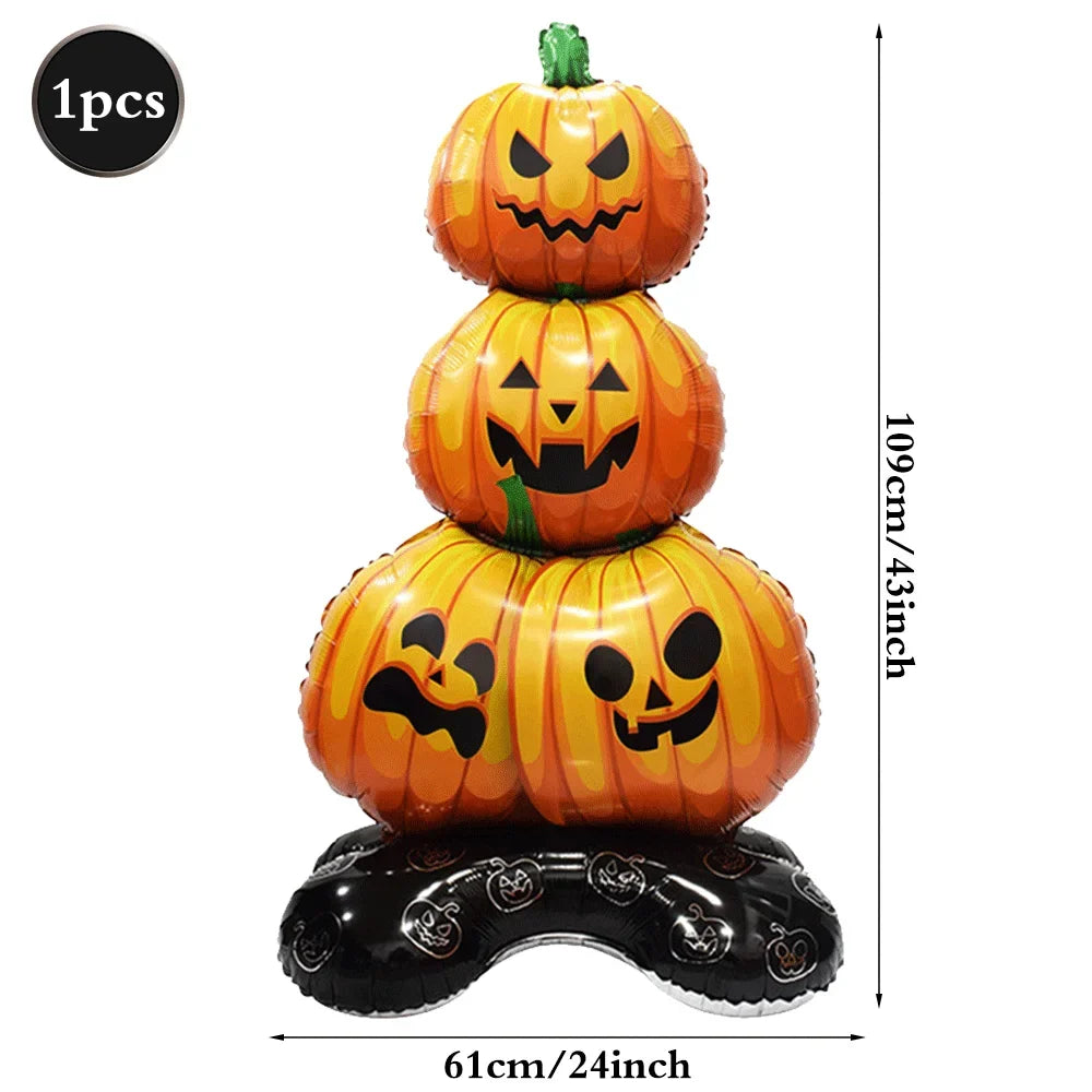 Stacked Pumpkin Trio Balloon