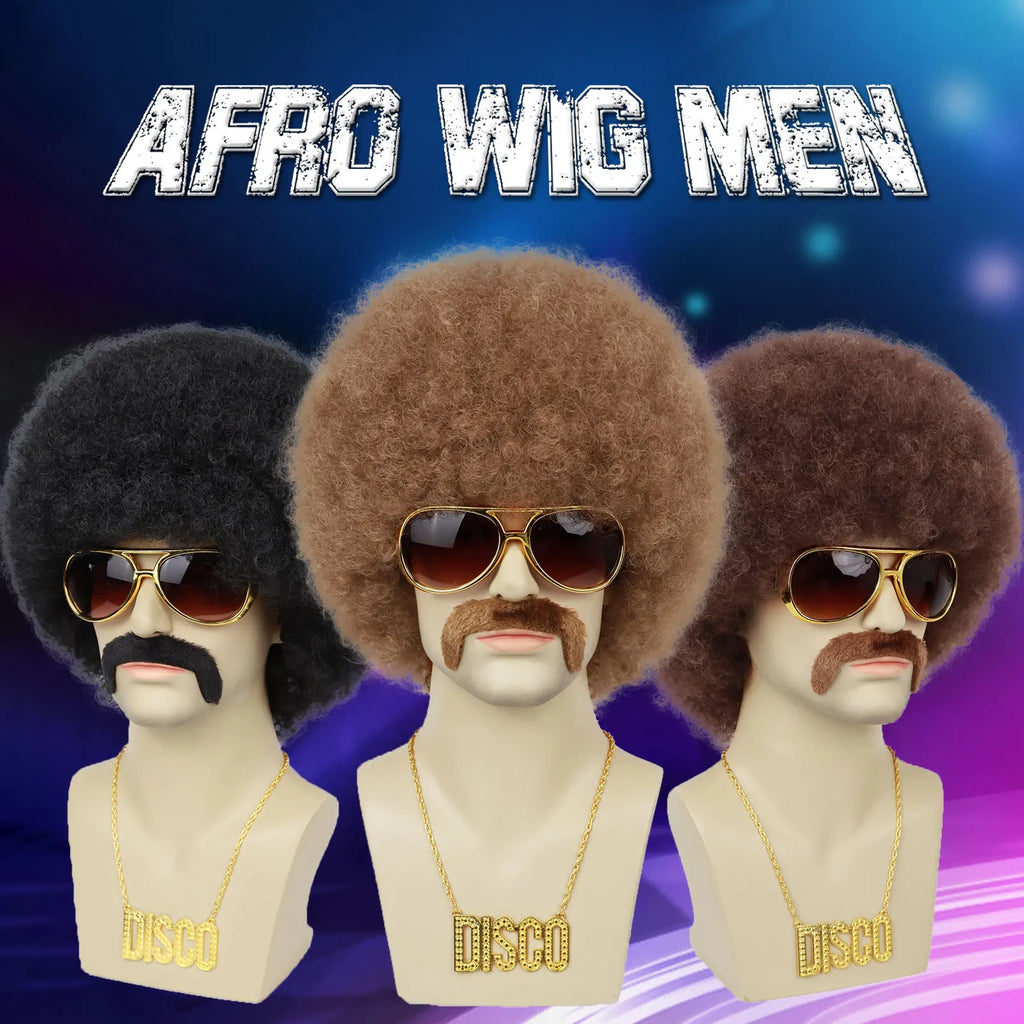 Men's Rocker Afro Wig