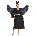 Black Gold-Trim Angel Costume (3-Piece)