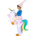 Kids Inflatable Colorful Unicorn Costume