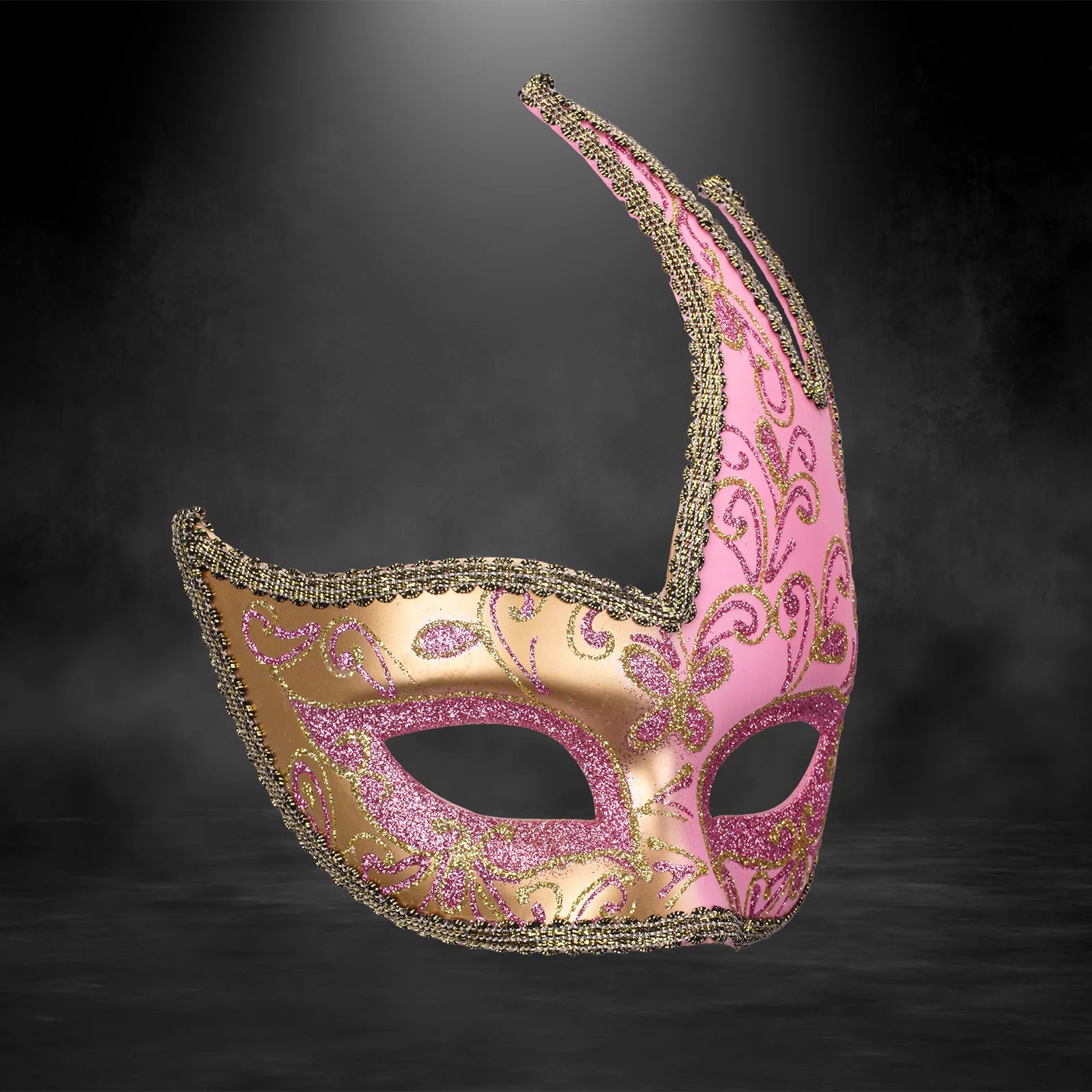 Elegant Venetian Half Mask