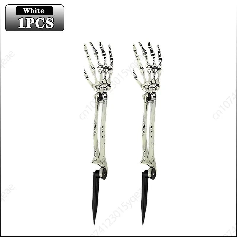 1-6pc Skeleton Hand Yard Stakes