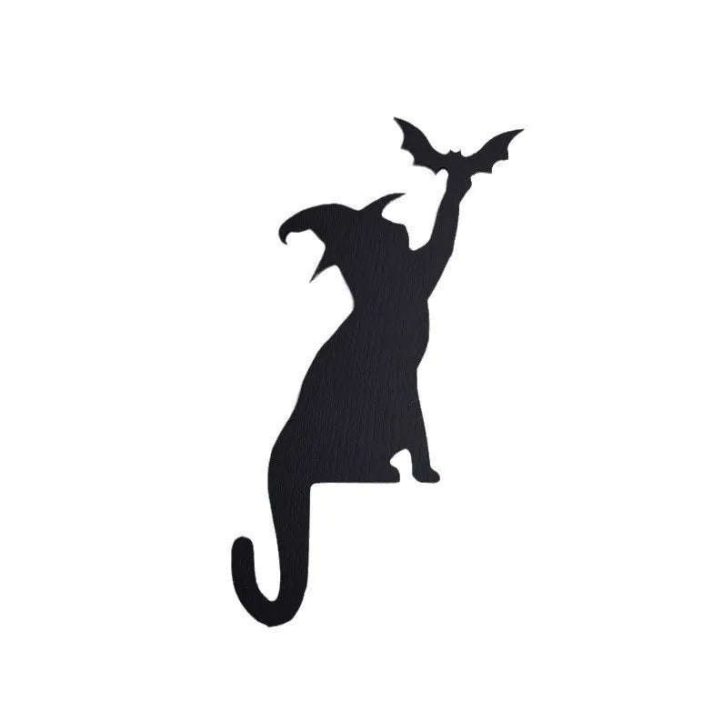 Door Corner Sign — Bird, Witch & Cat