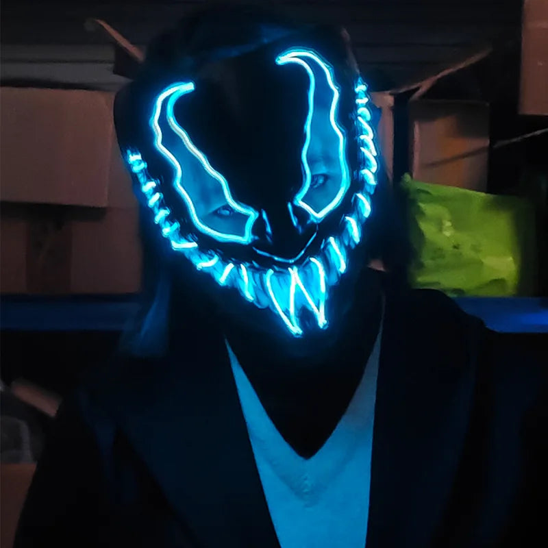 LED Venom Horror Mask